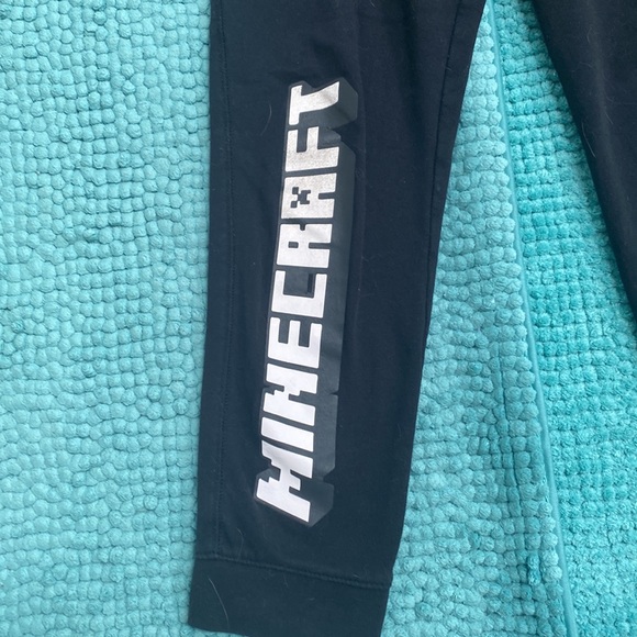 Black Minecraft sweatpants - Picture 2 of 6